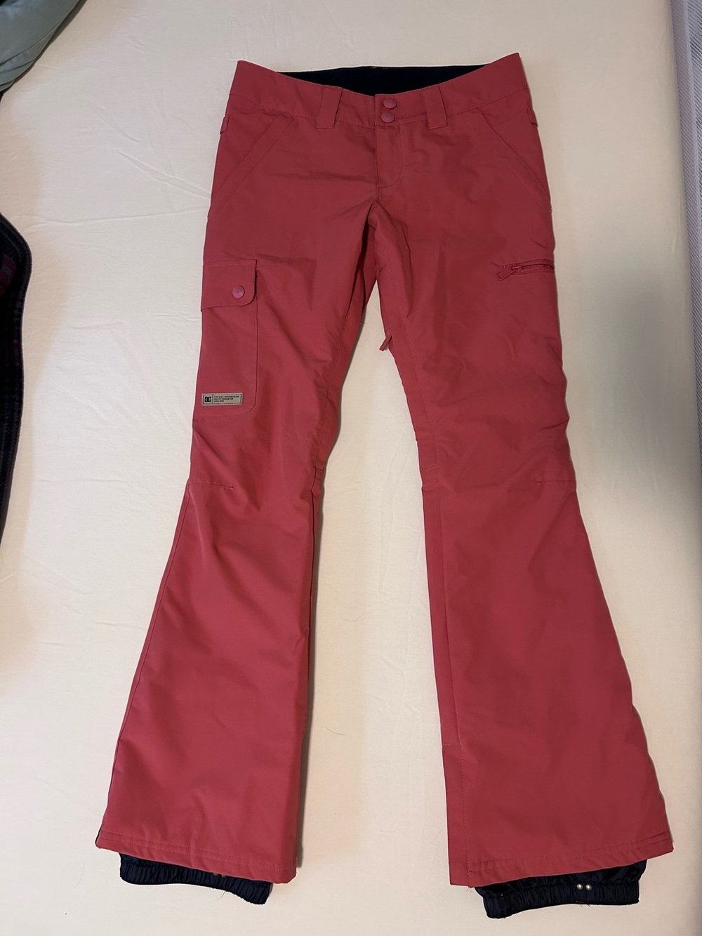Salmon Colored DC 10k waterproof ski/snow/snowboard pant